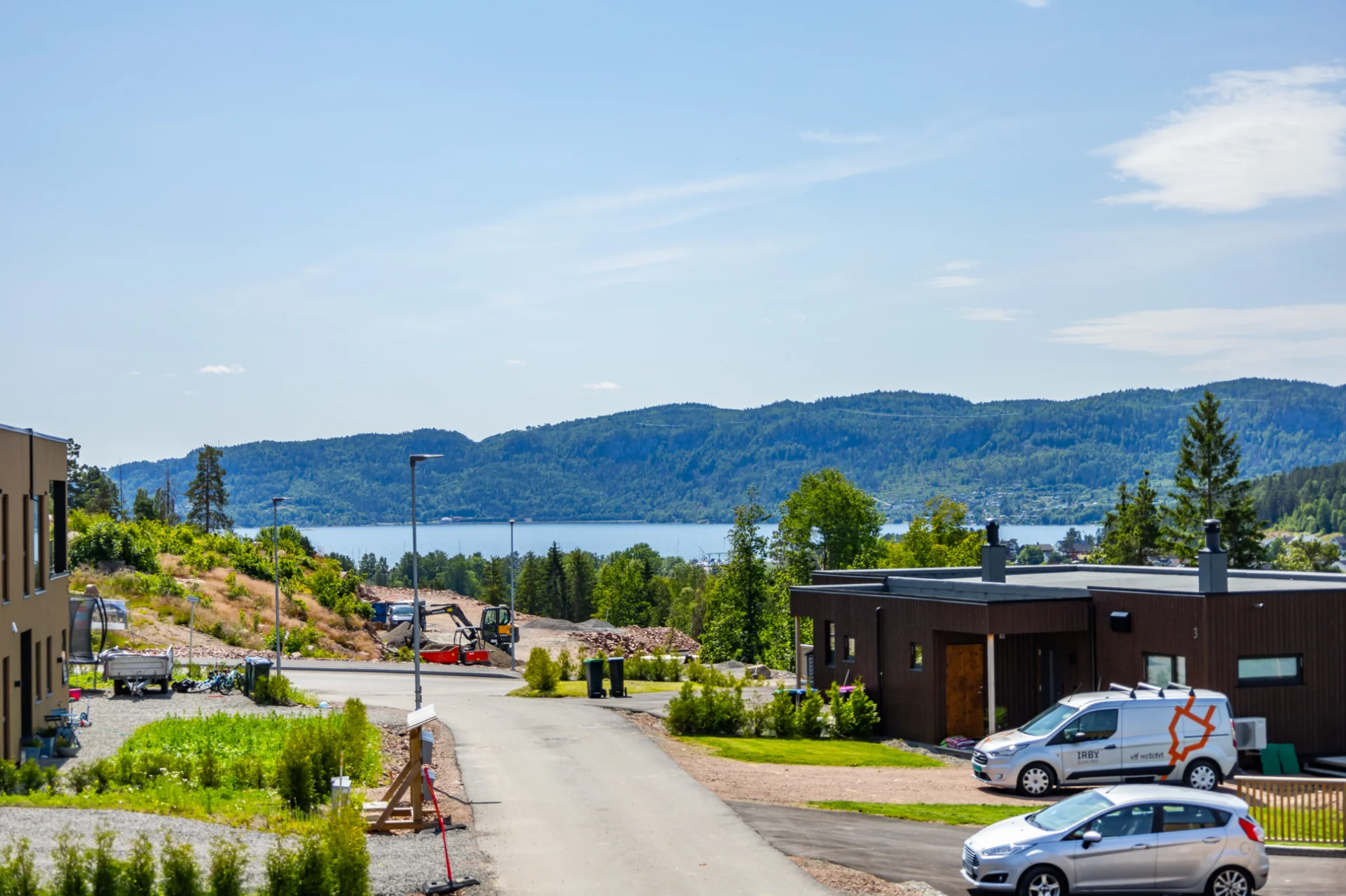 Oversikt over det nye nabolaget Bjørndalåsen