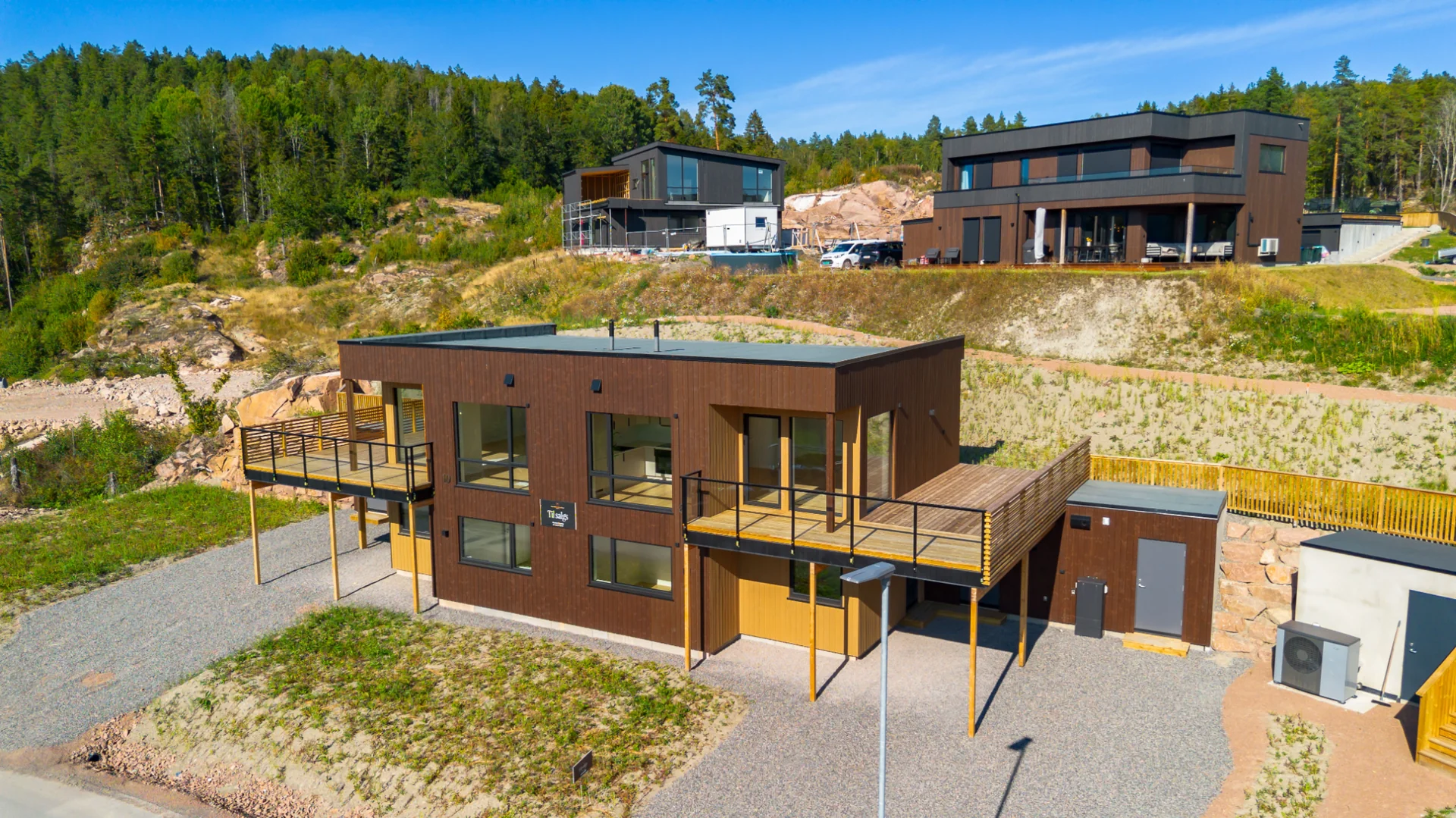 Utsikt fra tomannsbolig